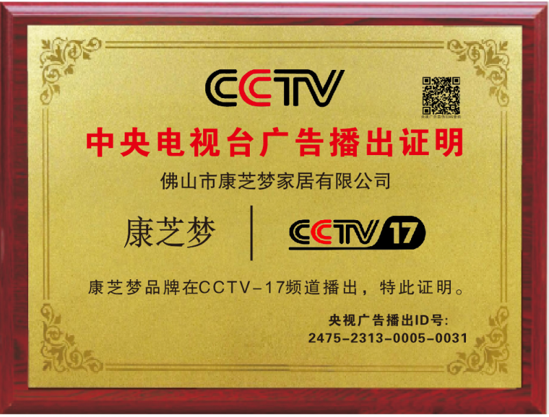 中 央电视台广告播出证明